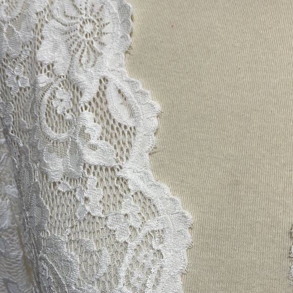 New‎ without tags lacy bodysuit size XL white - Picture 4 of 13